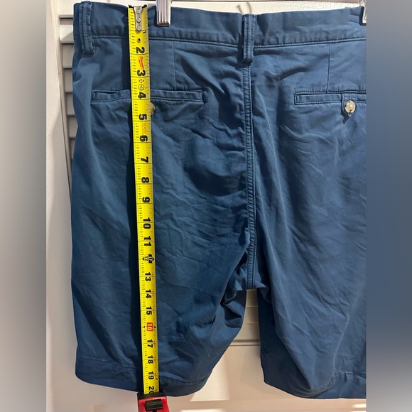 Polo Ralph Lauren Chino Shorts Mens 35 Blue Classic Fit Stretch Cotton Twill - Picture 5 of 6